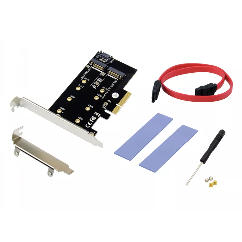 Conceptronic EMRICK 2-w-1 adapter M.2 SSD PCIe SATA AHCI NVMe
