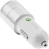 InLine USB car charger power-adaptor Quick Charge 3.0, biały