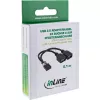 Wewnętrzny adapter kablowya InLine USB 2.0 2x żeńskie USB typu A / złącze na płycie głównej