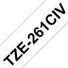 Taśma do drukarek etykiet Brother TZE261CIV – czarne na białym