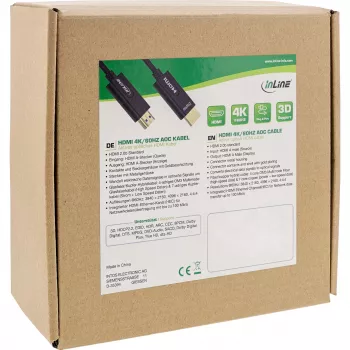 Kabel HDMI AOC InLine, High Speed HDMI z Ethernetem, 4K/60Hz, M/M 10m