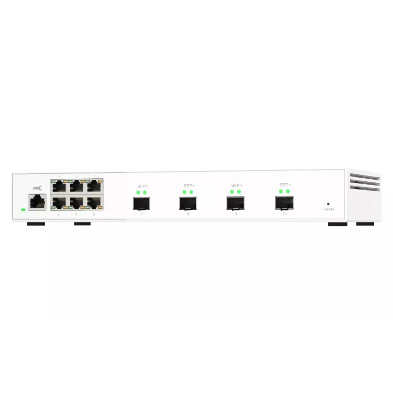 QNAP QSW-M2106-4S przełącznik sieciowy Zarządzany L2 2.5G Ethernet (100/1000/2500) Biały