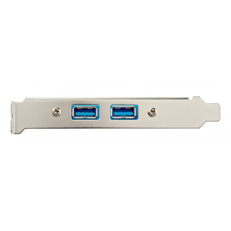 StarTech.com 2-portowa płyta szczelinowa z gniazdem USB 3.0 A, IDC, USB 3.2 Gen 1 (3.1 Gen 1), niebieska, stal nierdzewna, 0,5 m, CE, REACH, 500 mm