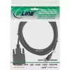Kabel InLine Mini DisplayPort męski na DVI-D 24+1 męski, czarno-złoty, 3m