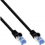 Kabel krosowy InLine, kat.6A, S/FTP, elastyczny TPE, czarny, 50m