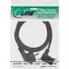 Kabel zasilający InLine, CEE 7/7 kątowa / 3-pin IEC C13 męski kątowy, 1,8 m