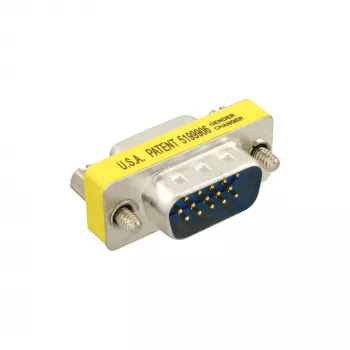 InLine Mini zmieniacz płci złącza 15-stykowe HD VGA / S-VGA męskie / żeńskie