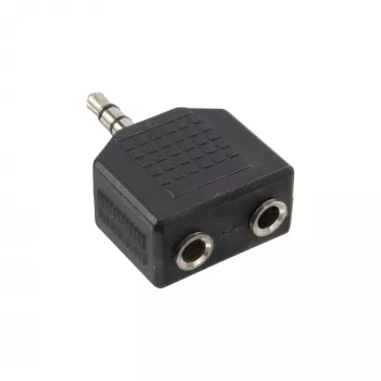 Adapter audio InLine 3,5 mm męski / 2x 3,5 mm stereo żeński