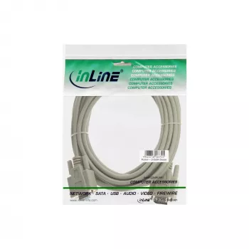 Kabel VGA InLine 15 HD męski/żeński beżowy 5 m