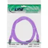 Kabel krosowy InLine 72502P SF/UTP Cat5e 2m Fioletowy