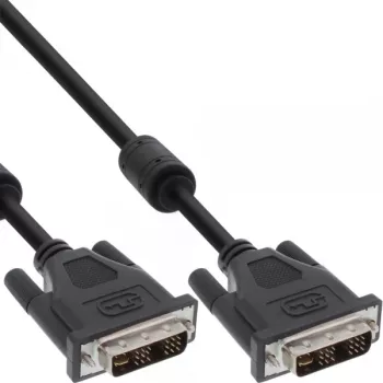 Kabel InLine DVI-I, 18+5 M/M, Single Link, 2 rdzenie ferrytowe, 2 m