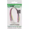 InLine wewnętrzny kabel zasilający Y 1x 5,25 cala Molex / 2x 3,5 cala Floppy 0,20 m