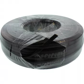 InLine Modular kabel 6 wire ribbon kabel czarny 100 m krążek