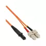 InLine Fiber Optical Duplex kabel MTRJ/SC 50/125µm OM2 5m