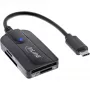 Czytnik kart InLine USB 3.1 USB-C, dla SD/SDHC/SDXC, microSD, kompatybilny z UHS-II