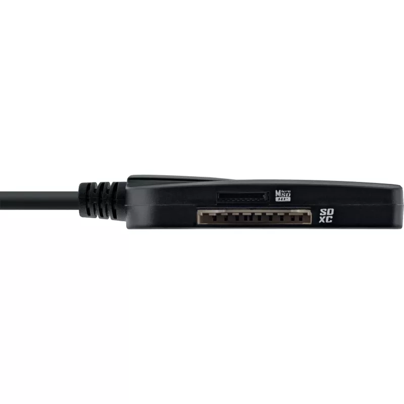 Czytnik kart InLine USB 3.1 USB-C, dla SD/SDHC/SDXC, microSD, kompatybilny z UHS-II