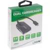 Czytnik kart InLine USB 3.1 USB-C, dla SD/SDHC/SDXC, microSD, kompatybilny z UHS-II