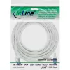 InLine Patch kabel, Cat.6A, S/FTP, elastyczny TPE, biały, 40m