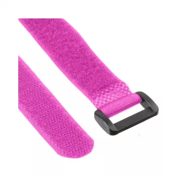 Paski kablowe InLine na rzep 20 x 200 mm 10 szt. różowe