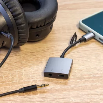 Przewód adaptera audio InLine USB-C, USB-C na jack 3,5 mm + PD 30 W