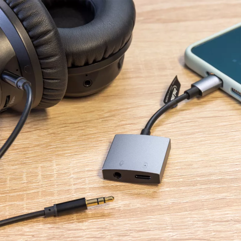 Przewód adaptera audio InLine USB-C, USB-C na jack 3,5 mm + PD 30 W