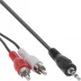 Kabel audio 2x RCA męski / 3.5 mm stereo męski 10 m InLine 89936