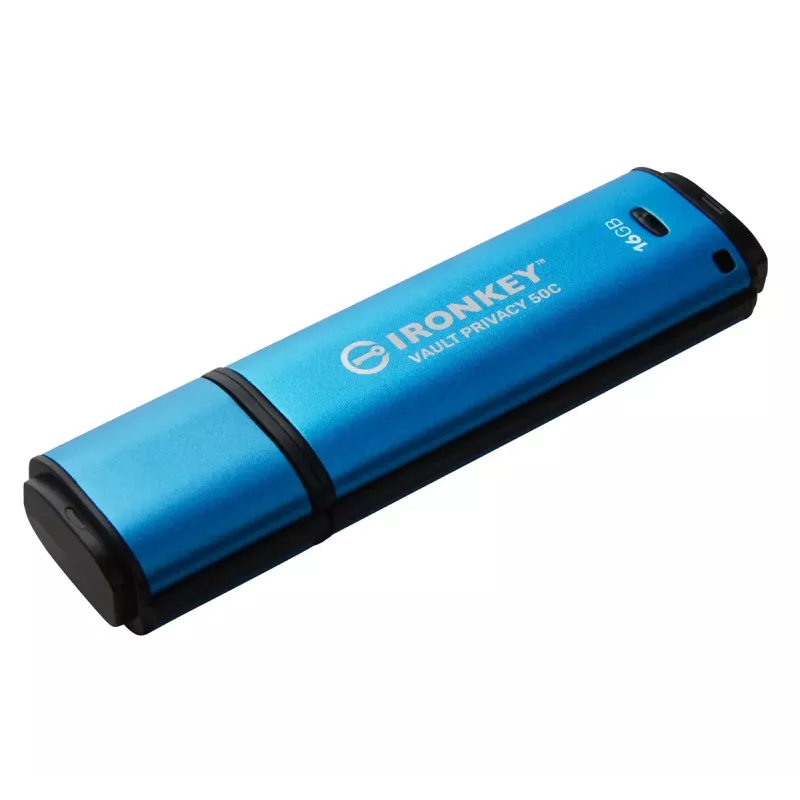 Kingston Technology IronKey 16GB USB-C Vault Privacy 50C AES-256 Encrypted, FIPS 197