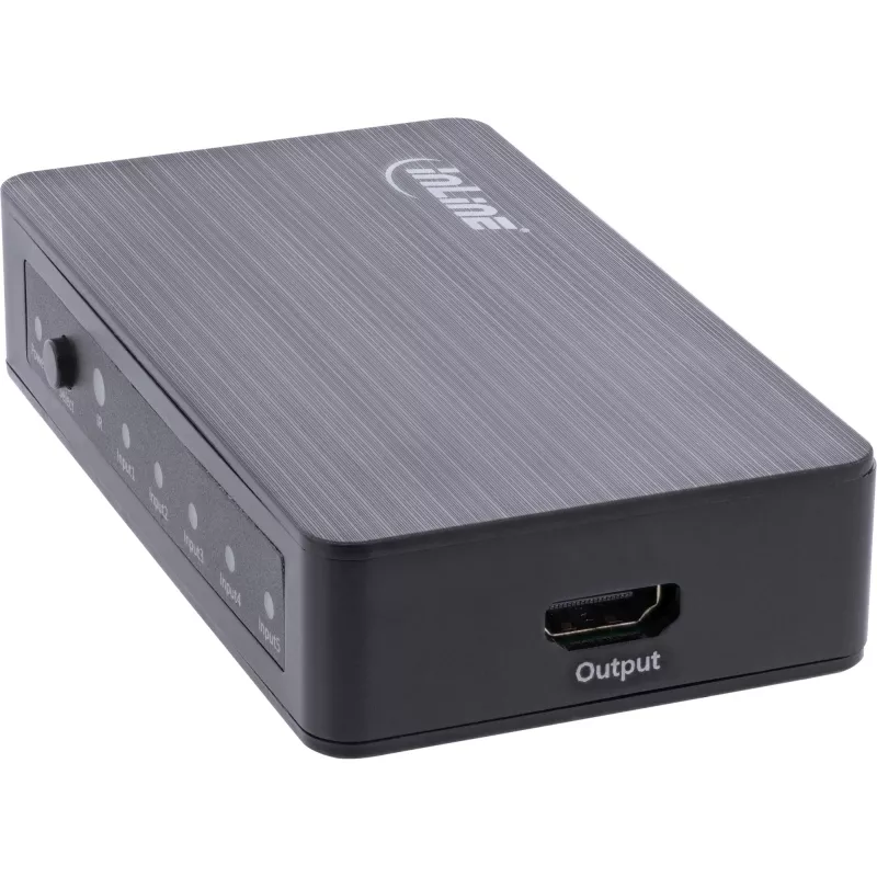 InLine HDMI Switch 5 port 4K2K@60Hz HDCP 2.2 Czarny