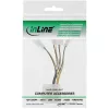 adapter kablowya zasilania Molex InLine 33341A 0,05 m 4x złącze wentylatora