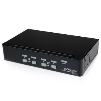 StarTech.com 4-portowy profesjonalny przełącznik KVM VGA USB z hubem