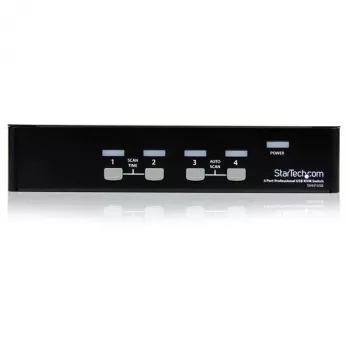StarTech.com 4-portowy profesjonalny przełącznik KVM VGA USB z hubem