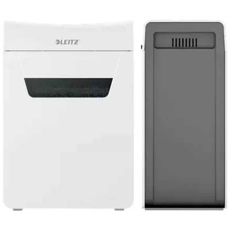 Niszczarka LEITZ IQ Protect Premium 6M P5 — Mikrocięcie, 18 L, sterowanie dotykowe, 351×204×355 mm