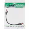 InLine Patch kabel S/FTP PiMF Cat.6 250MHz PVC CCA czarny 0,25m