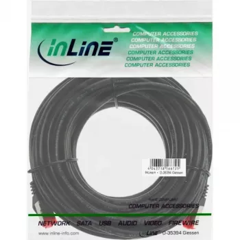 InLine Patch kabel S/FTP PiMF Cat.6 250MHz PVC CCA Czarny 5m