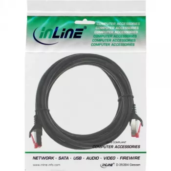 InLine Patch kabel S/FTP PiMF Cat.6 250MHz PVC CCA Czarny 2m