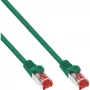 Kabel krosowy InLine S/FTP PiMF kat. 6 250 MHz PVC CCA zielony 1 m
