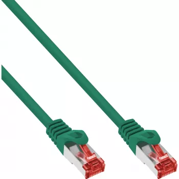InLine Patch kabel S/FTP PiMF Cat.6 250MHz PVC CCA zielony 1,5m