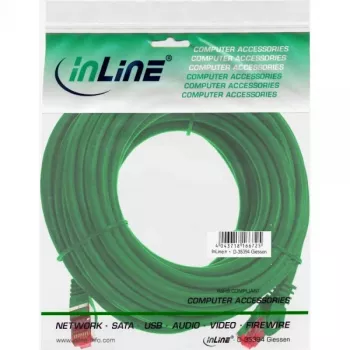 InLine Kabel krosowy S/FTP PiMF Kat.6 250MHz PVC CCA zielony 10m