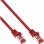 Kabel krosowy InLine S/FTP PiMF Kat.6 250 MHz PVC CCA czerwony 1 m