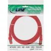 InLine Patch kabel S/FTP PiMF Cat.6 250MHz PVC CCA czerwony 1.5m