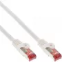 InLine Patch kabel S/FTP PiMF Cat.6 250MHz PVC CCA biały 0.5m