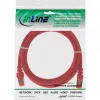 Kabel krosowy InLine S/FTP PiMF Cat.6 250MHz PVC CCA czerwony 2m