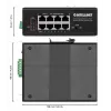 Przełącznik przemysłowy Intellinet 8-Port Gigabit Ethernet PoE+