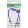 InLine Audio kabel Premium 2x RCA żeński / 3.5mm męski pozłacany 0.25m