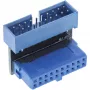 Adapter wewnętrzny InLine USB 3.0 męski/żeński, kątowy, do góry 33448O