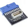 Wewnętrzny adapter InLine USB 3.0 – USB 3.1 na panel przedni Key-A Multikolorowy