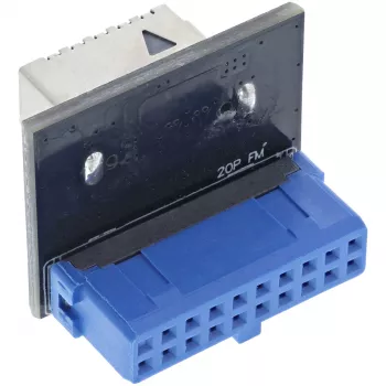 Adapter InLine USB 3.0 do USB 3.1 klucz A do panelu przedniego, prosty, wewnętrzny