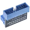 Wewnętrzny adapter InLine USB 3.0, złącze słupkowe męskie / żeńskie, skierowane w dół