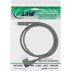 Kabel InLine DisplayPort 1.4, 8K4K, lewy kątowy, czarny / złoty, 5 m