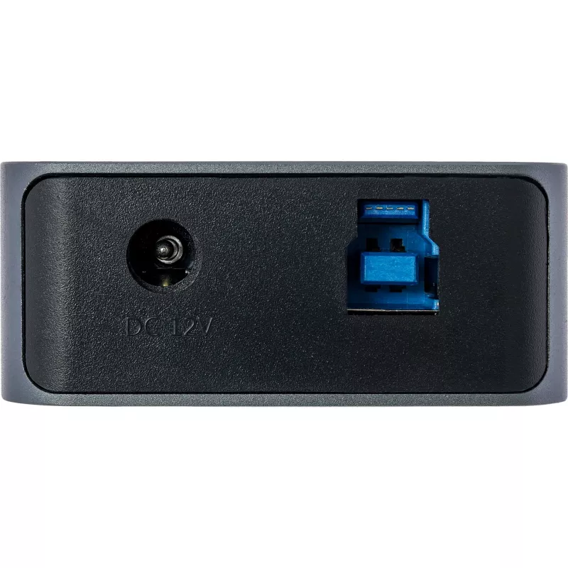 InLine USB 3.2 Gen.1 hub, 7-portowy, z przełącznikiem, aluminium, szary, z zasilaczem